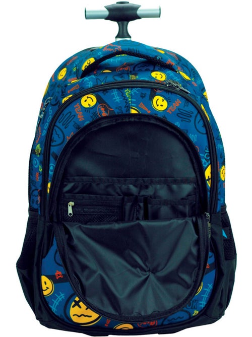 Sac à dos à roulettes – Smiley Back Me Up All Over 2 compartiments – 48 cm – CMP - Kiabi Sac à dos à roulettes – Smiley Back Me Up All Over 2 compartiments – 48 cm – CMP - Kiabi