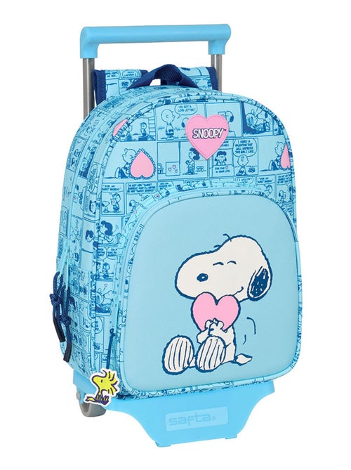 Sac à dos à roulettes Snoopy Love 34 CM Trolley Maternelle - Kiabi Sac à dos à roulettes Snoopy Love 34 CM Trolley Maternelle - Kiabi