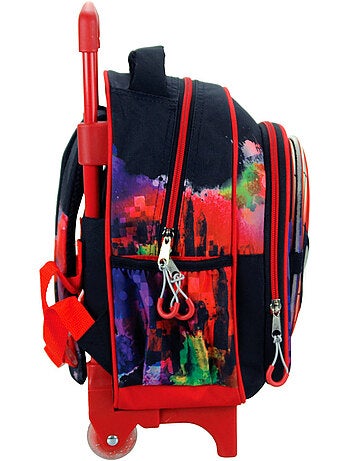 Sac à dos à roulettes spider-man gim 30 cm 4 roues