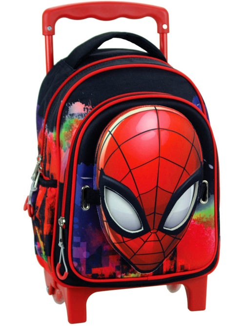 Sac à dos à roulettes Spider-Man GIM 46 cm 4 roues - Kiabi Sac à dos à roulettes Spider-Man GIM 46 cm 4 roues - Kiabi