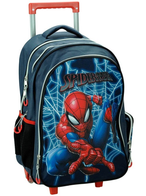 Sac à dos à roulettes Spider-Man imprimé en tissu haute qualité GIM - Kiabi Sac à dos à roulettes Spider-Man imprimé en tissu haute qualité GIM - Kiabi