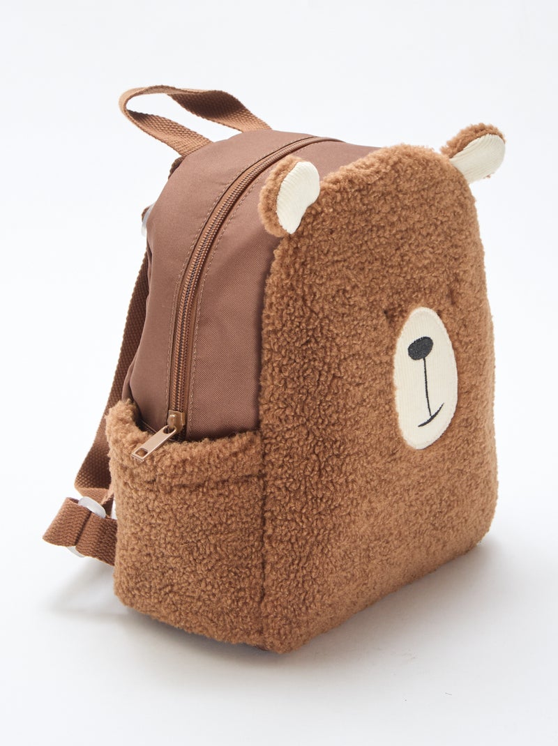 Sac a dos animé ours Beige - Kiabi