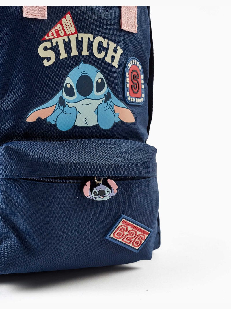 Sac à dos avec imprimés Stitch Bleu foncé - Kiabi