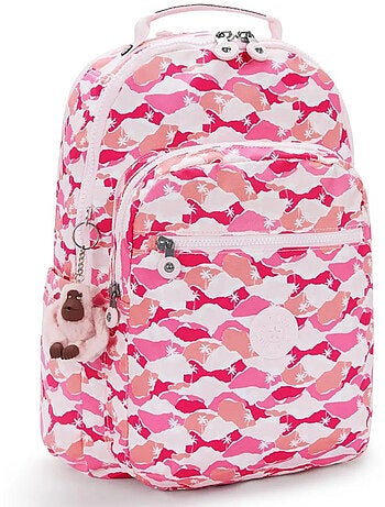 Sac à Dos avec poche pour ordinateur Kipling Seoul Lap 44 CM - Coloris Pink Palm