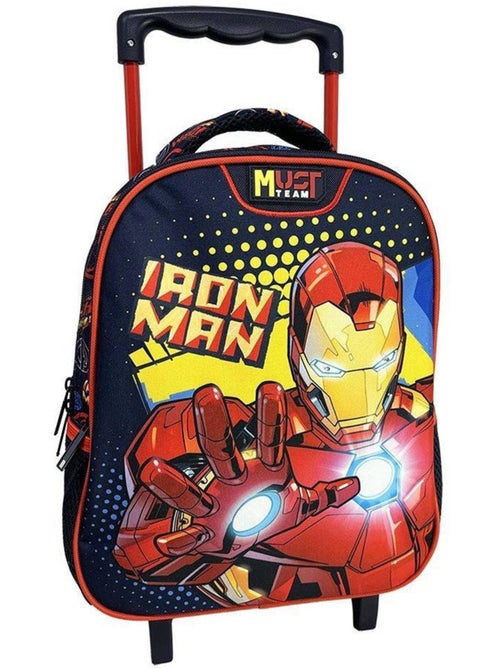 Sac à Dos avec Roulettes Avengers Iron Man 31 CM - Trolley maternelle - Kiabi Sac à Dos avec Roulettes Avengers Iron Man 31 CM - Trolley maternelle - Kiabi
