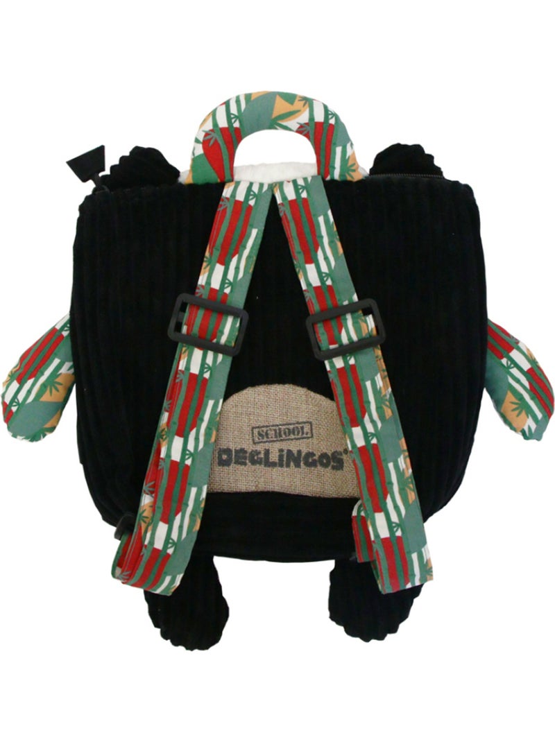 Sac à dos bébé peluche Rototos le panda Noir - Kiabi