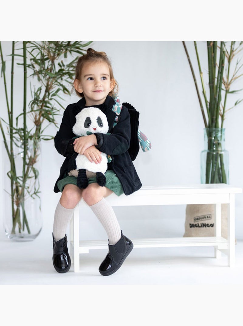 Sac à dos bébé peluche Rototos le panda Noir - Kiabi