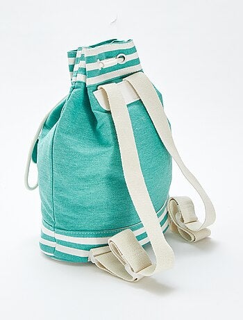 Sac à dos bicolore esprit baluchon