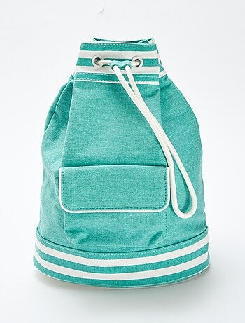 Sac à dos bicolore esprit baluchon