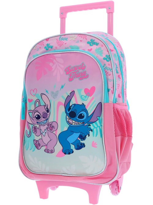 Sac à dos cabine à roulettes Lilo et Stitch 48 cm 2 compartiments - Kiabi Sac à dos cabine à roulettes Lilo et Stitch 48 cm 2 compartiments - Kiabi