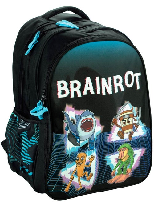 Sac à dos cmp brainrot 43 cm à 2 compartiments zippés cmp - Kiabi Sac à dos cmp brainrot 43 cm à 2 compartiments zippés cmp - Kiabi