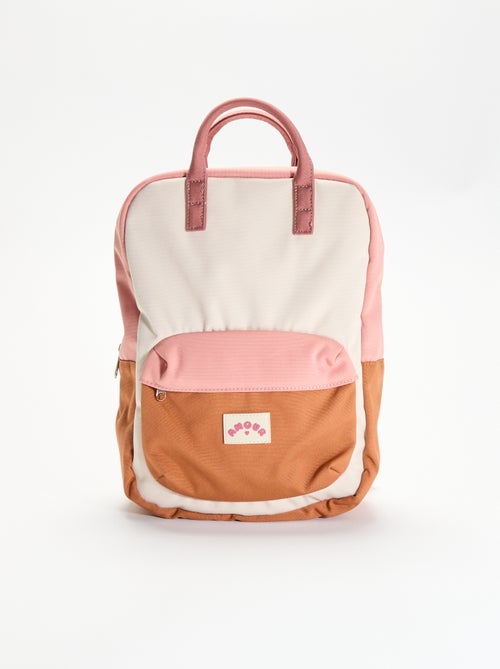 Sac à dos color block - Kiabi