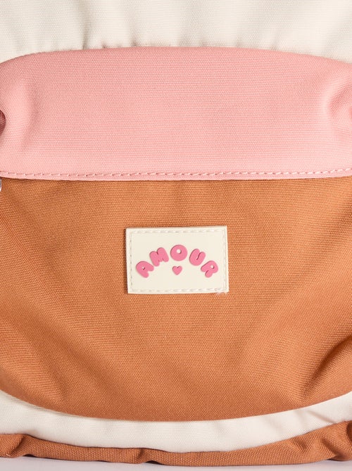 Sac à dos color block - Kiabi
