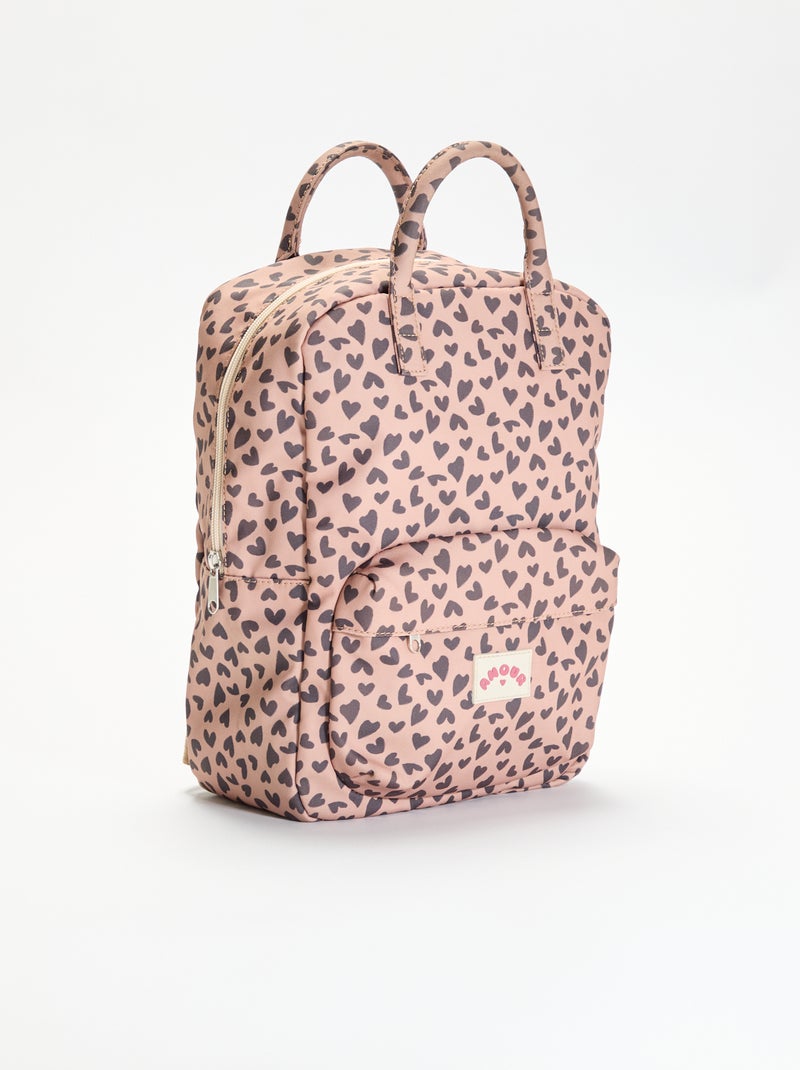 Sac à dos color block Marron - Kiabi