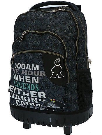 Sac à dos de gaming à roulettes CMP 4 roues 46 cm zips dorés