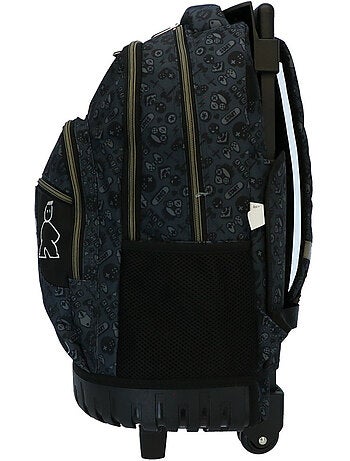 Sac à dos de gaming à roulettes CMP 4 roues 46 cm zips dorés