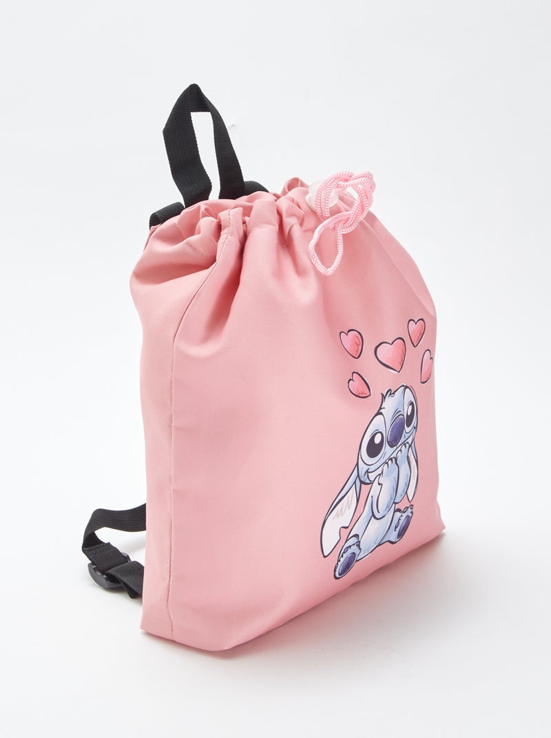 Sac à dos de piscine 'Stitch' Rose - Kiabi