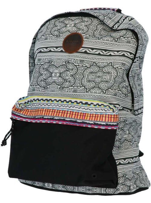 Sac à dos Dome 42 cm Rip Curl motif graphique tribal noir - Kiabi Sac à dos Dome 42 cm Rip Curl motif graphique tribal noir - Kiabi