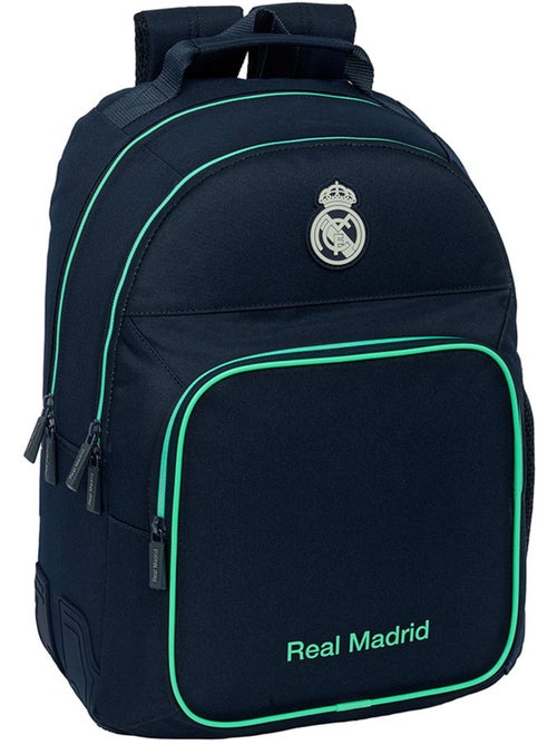 Sac à dos double Real Madrid polyester 2 compartiments 42 x 32 x 15 cm - Kiabi Sac à dos double Real Madrid polyester 2 compartiments 42 x 32 x 15 cm - Kiabi