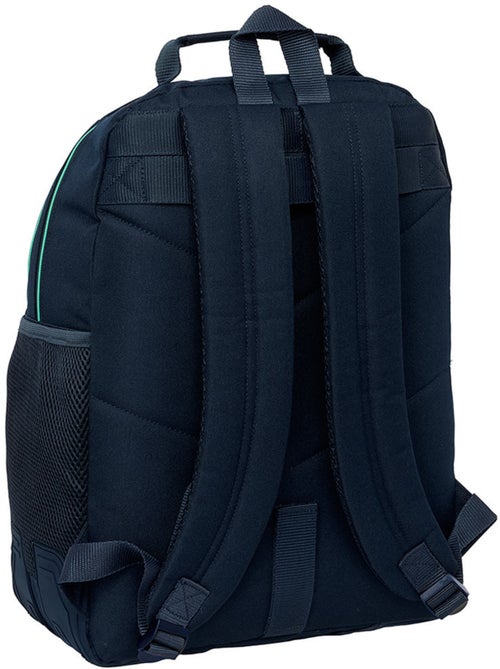 Sac à dos double Real Madrid polyester 2 compartiments 42 x 32 x 15 cm - Kiabi Sac à dos double Real Madrid polyester 2 compartiments 42 x 32 x 15 cm - Kiabi