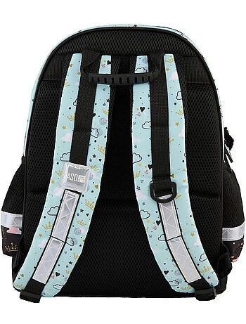 Sac à dos école CMP panda Happy Days 41 cm 2 compartiments zippés