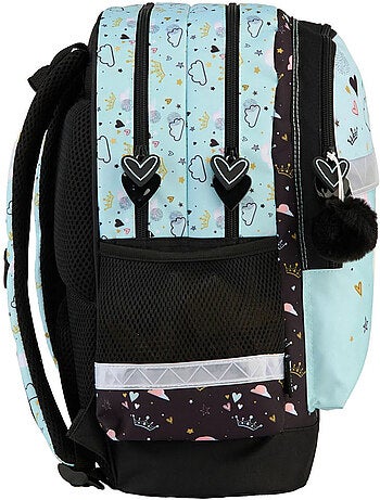 Sac à dos école CMP panda Happy Days 41 cm 2 compartiments zippés