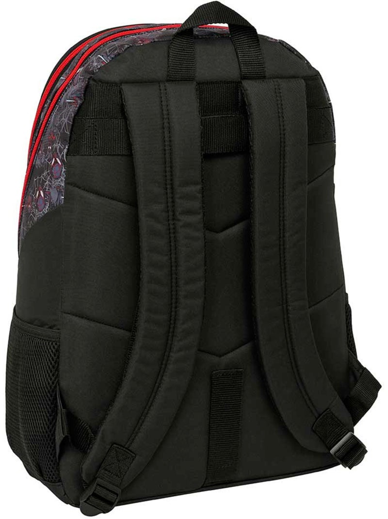 Sac à dos école Spider-Man Miles Morales 44 cm polyester 300D 23 L à zip Noir - Kiabi