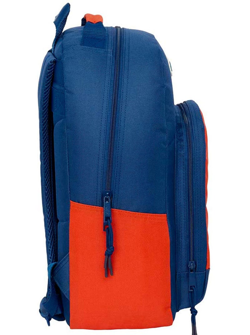 Sac à dos école Super Mario 42 cm polyester 600D à fermeture zippée Bleu Orange clair Noir - Kiabi