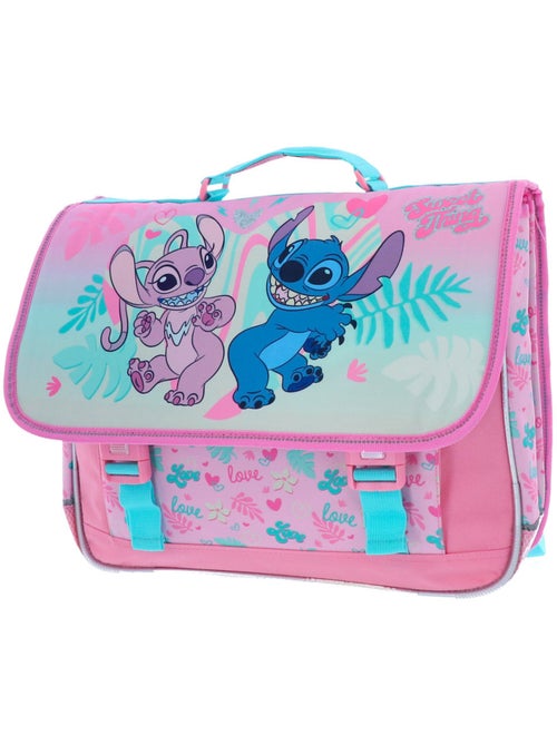 Sac à dos écolier à rabat Lilo & Stitch Angel 41 cm polyester - Kiabi Sac à dos écolier à rabat Lilo & Stitch Angel 41 cm polyester - Kiabi