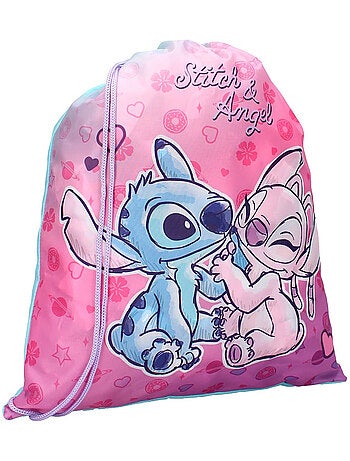 Sac à dos en cordon 'Stitch' Hello Cutie – Stitch & Angel