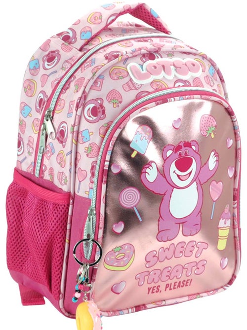 Sac à dos enfant 30 cm Toy Story Lotso avec porte-clés - Kiabi Sac à dos enfant 30 cm Toy Story Lotso avec porte-clés - Kiabi