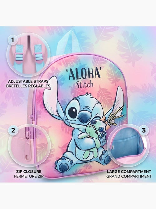Sac à dos enfant 3D Stitch Simply Special Aloha 795-00307 - Kiabi Sac à dos enfant 3D Stitch Simply Special Aloha 795-00307 - Kiabi