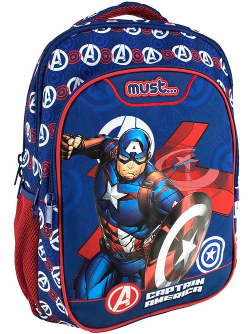 Sac à dos enfant 43 cm polyester captain america avengers - Kiabi Sac à dos enfant 43 cm polyester captain america avengers - Kiabi