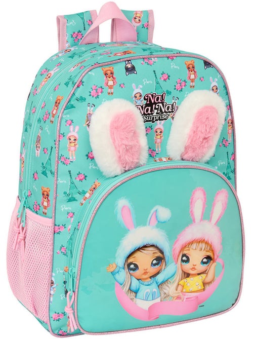 Sac à dos enfant en tissu imprimé cartoon oreilles de lapin Na ! Na ! Na ! Surprise - Kiabi Sac à dos enfant en tissu imprimé cartoon oreilles de lapin Na ! Na ! Na ! Surprise - Kiabi