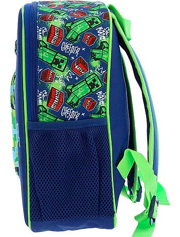 Sac à dos enfant Minecraft Creeper 32 cm poche zippée