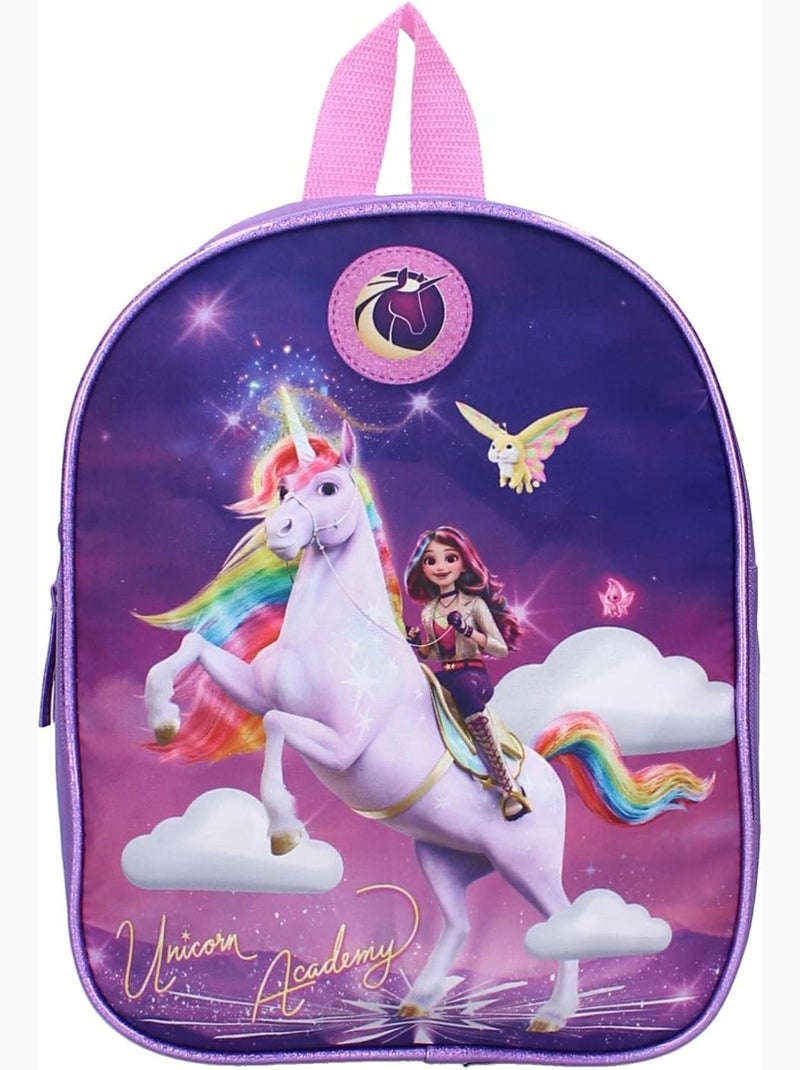 Sac à dos enfant Unicorn Academy pour Maternelle Violet - Kiabi