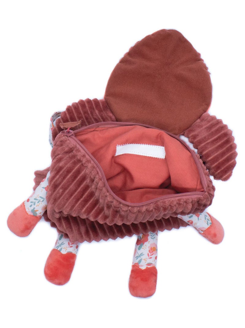 Sac à dos enfant velours Marron - Kiabi