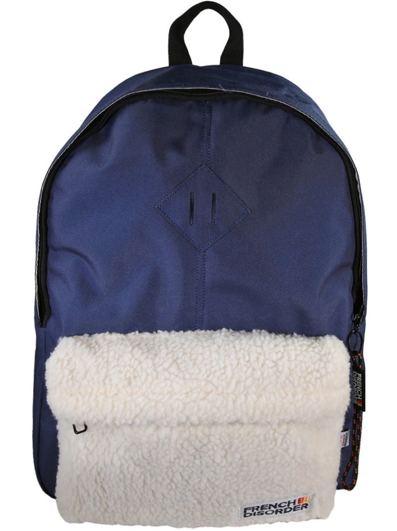 Sac à dos – FRENCH DISORDER Forme Borne – 42 cm – CMP Bleu Blanc - Kiabi