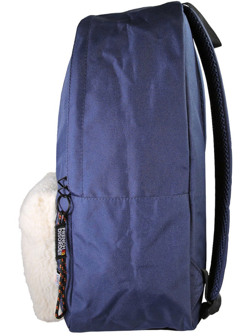 Sac à dos – FRENCH DISORDER Forme Borne – 42 cm – CMP Bleu Blanc - Kiabi