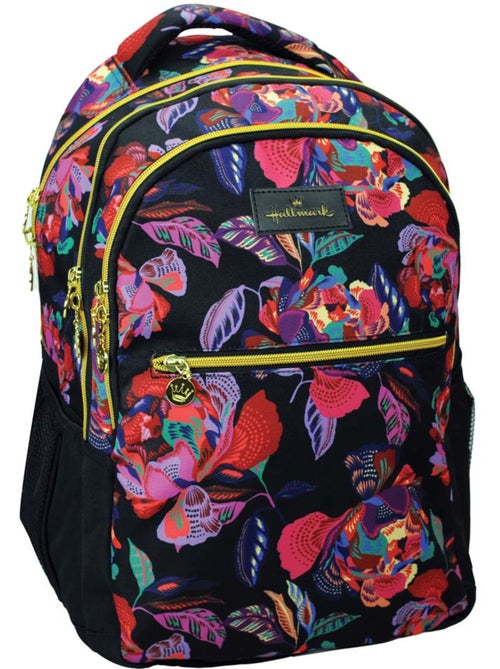 Sac à dos 'Hallmark' floral 43 cm à 2 compartiments zippés - Hallmark - Kiabi