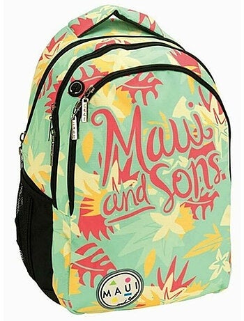 Sac à dos imprimé floral en tissu synthétique Maui & Sons