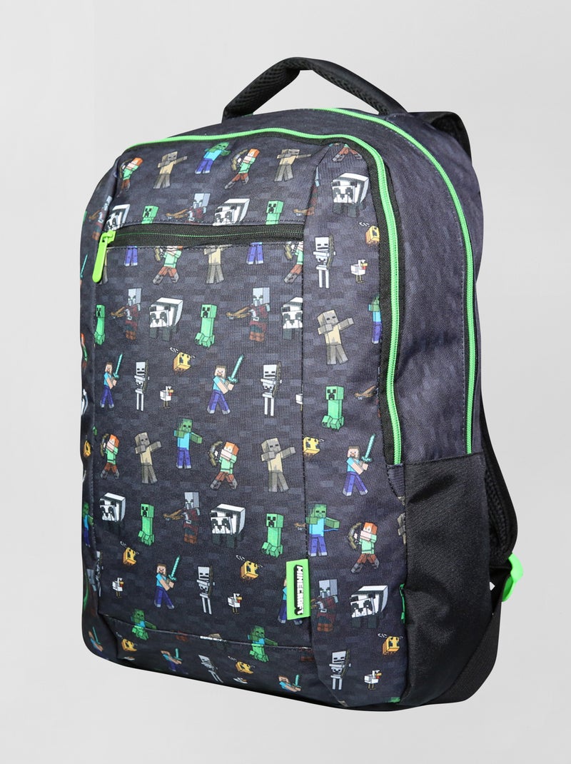 Sac à dos imprimé 'Minecraft' noir - Kiabi