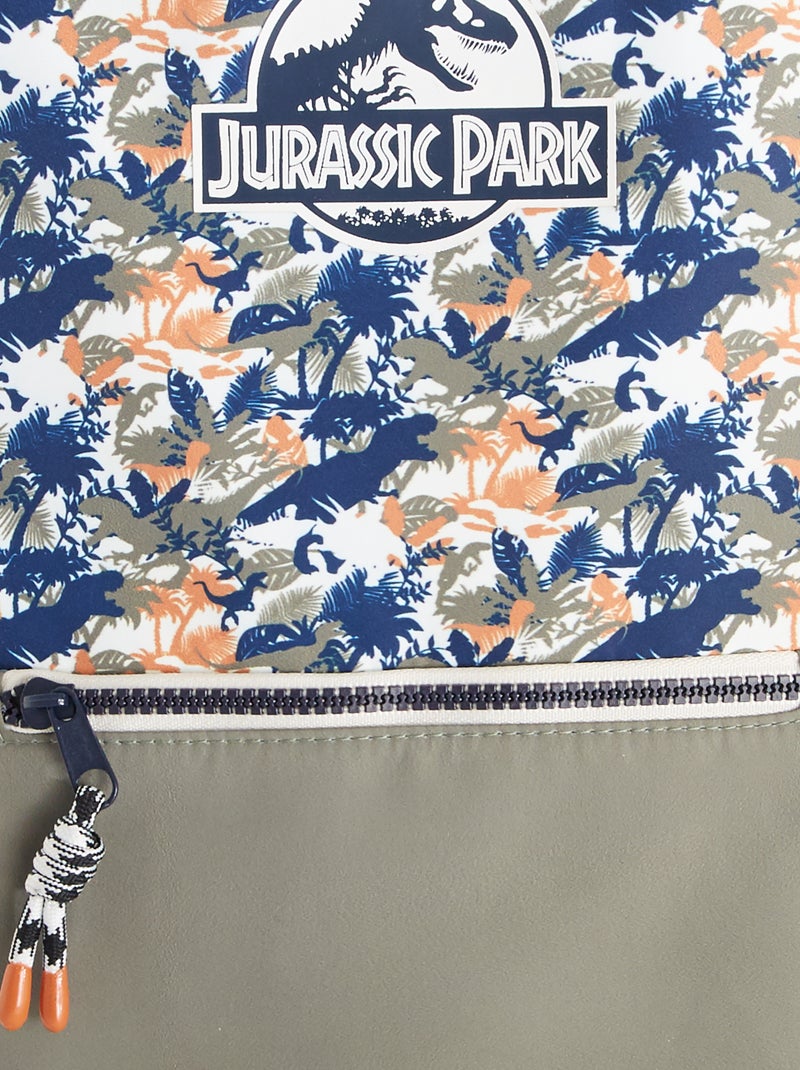 Sac à Dos Scolaire Jurassic World Pour Enfant - 22x10x27cm, Adaptable Chariot, Léger, 2 Ans Garantie