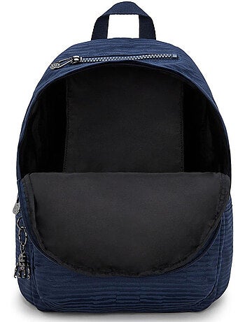 Sac à dos Kipling Delia jacquard surpiqué 16L compartiment principal