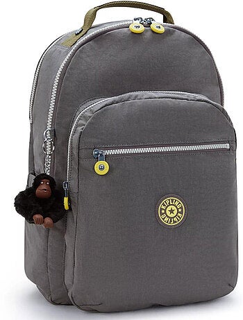 Sac à Dos Kipling Seoul Lap Back To Grey 44 CM - avec poche pour ordinateur