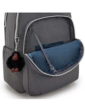 Sac à Dos Kipling Seoul Lap Back To Grey 44 CM - avec poche pour ordinateur