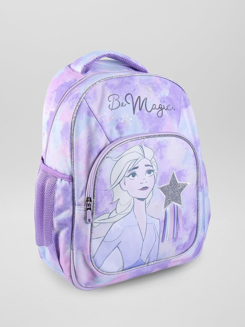Sac à dos 'La reine des neiges' mauve - Kiabi