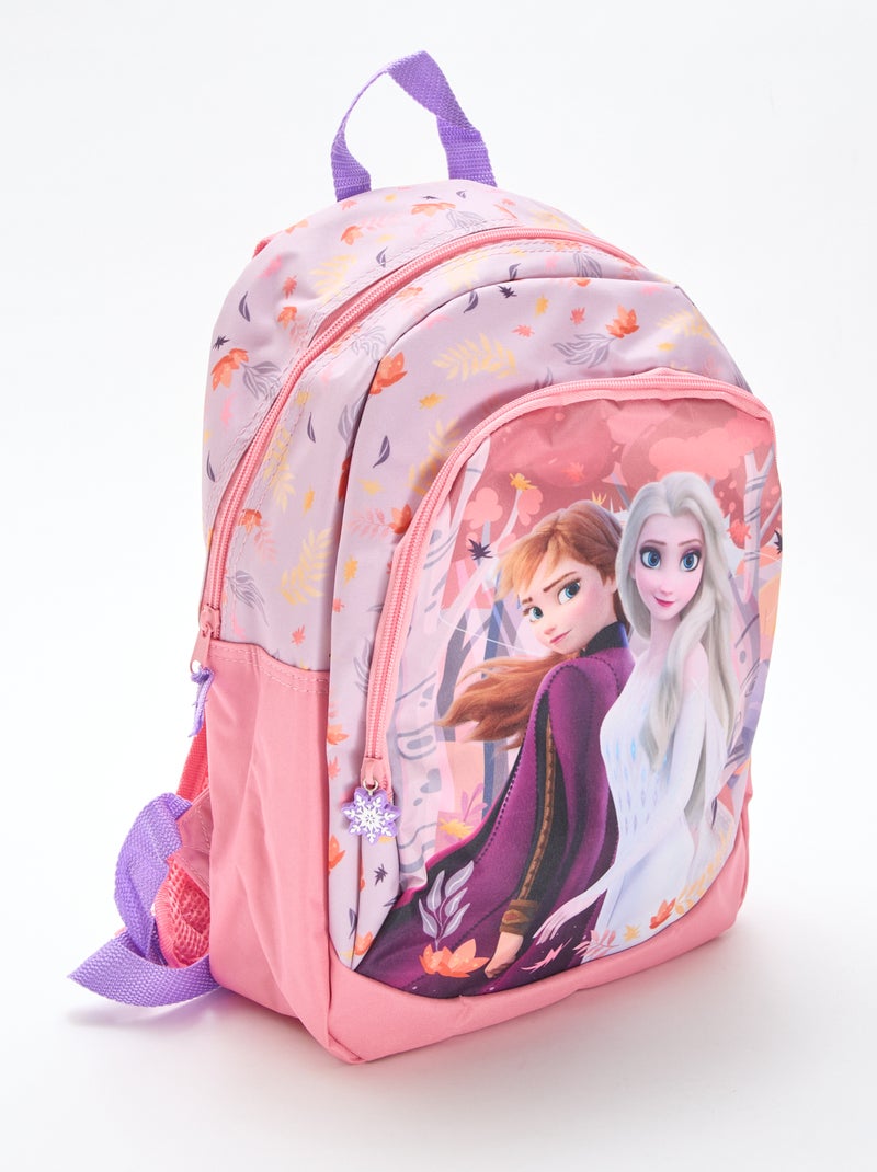 Sac à dos 'La Reine des Neiges' Rose - Kiabi