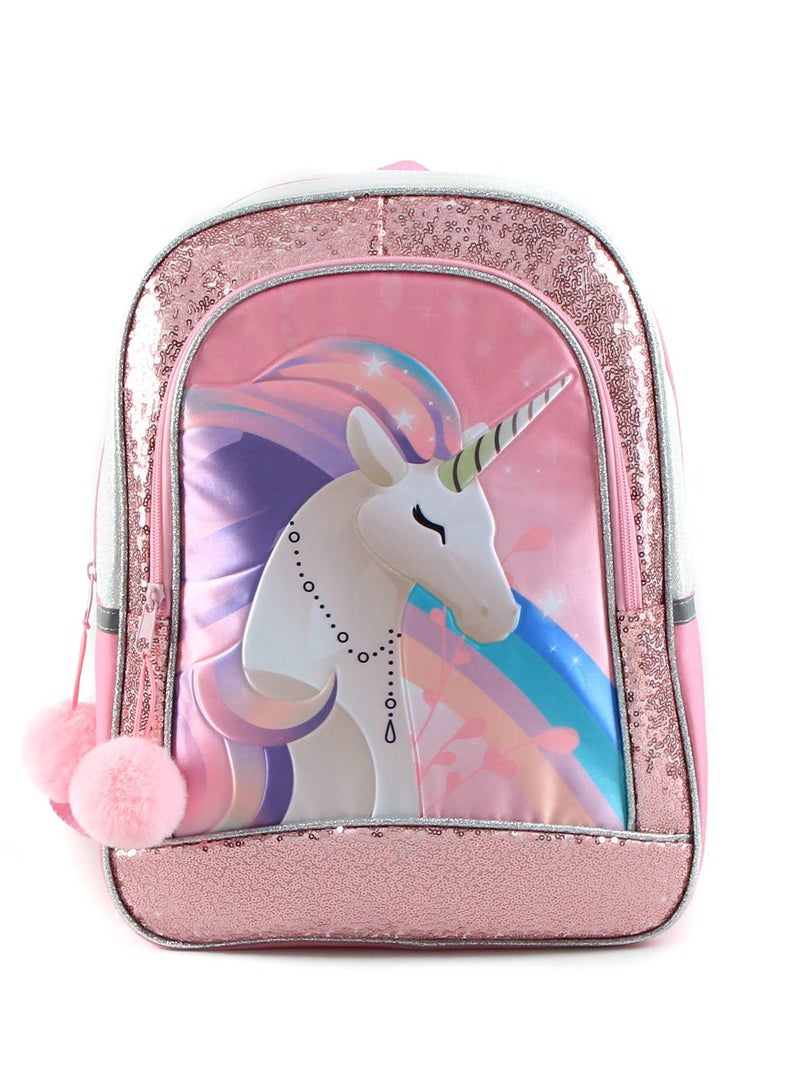 Sac à dos 'licorne' Rose - Kiabi