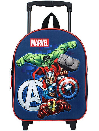 Sac à Dos Maternelle avec Roulettes Avengers Marvel 32 CM - Trolley enfant